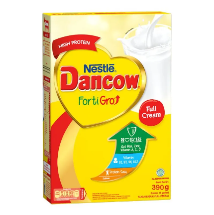 DANCOW FULL CREAM FORTIGRO 24 X 390 GR